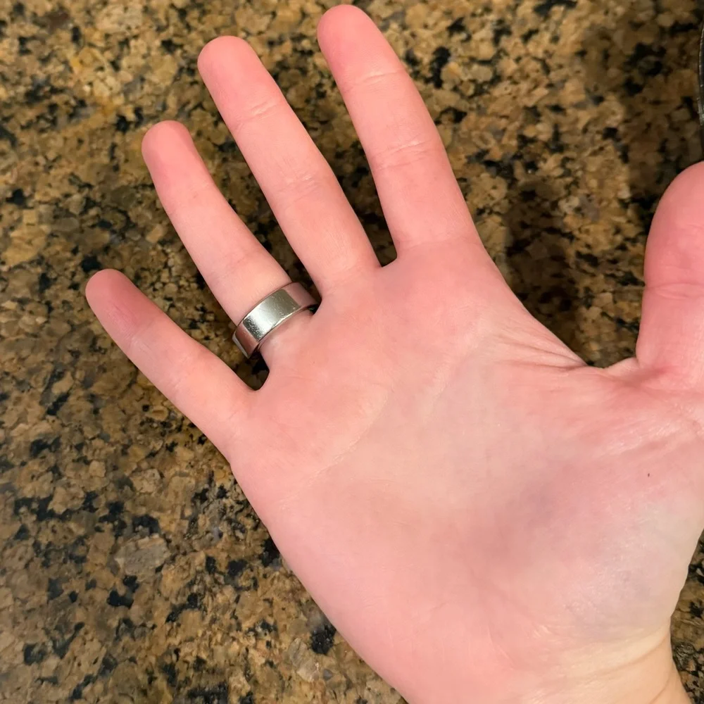 Oura Ring Gen3 heritage silver Size 6